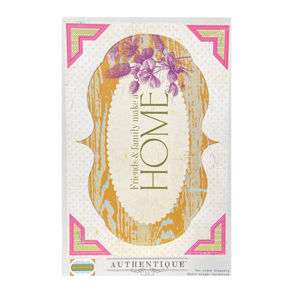 Authentique Two-Sided 4''x6'' Elements - Splendid - Headlines*