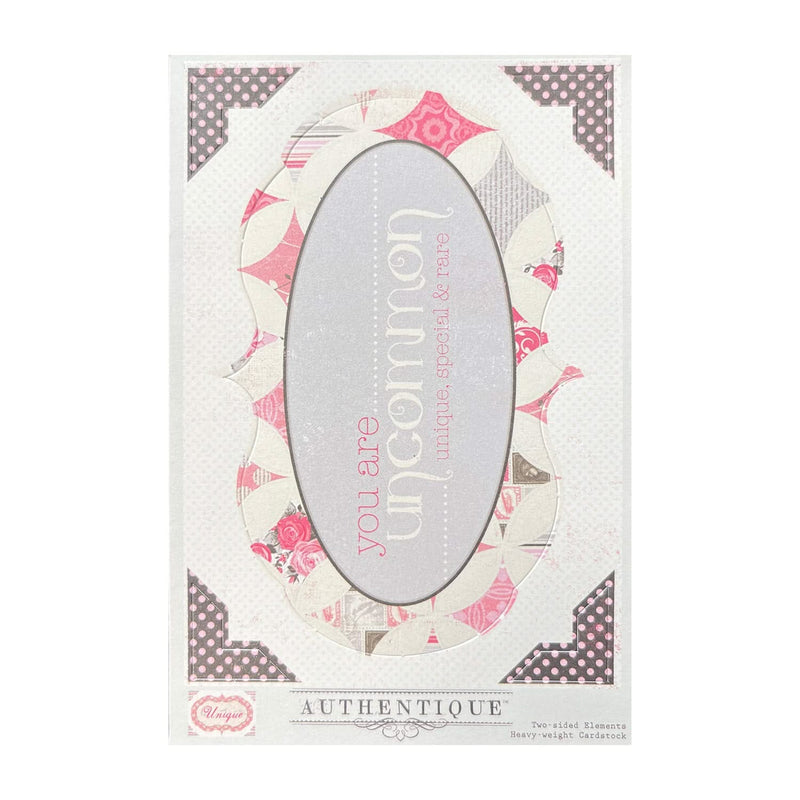 Authentique Two-Sided 4''x6'' Headlines - Uncommon*