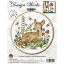 Design Works Counted Cross Stitch Kit 8" Round - Deer (11 Count)
