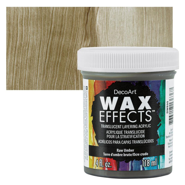 DecoArt WaxEffects Acrylics 4oz - Raw Umber*