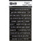 Dyan Reaveley's Dylusions Bigger Back Chat Stickers - Black