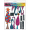 Dyan Reaveley's Dylusions Collage Sheets 8.5"x 11" 24 pack - Christmas 2