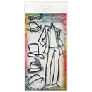 Dyan Reaveley's Dylusions Couture Stamp Set - Man About Town*