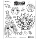 Dyan Reaveley's Dylusions Cling Stamp Collections 8.5"X7" - Hats Off To Christmas