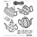 Dyan Reaveley's Dylusions Cling Stamp Collection - Everything Stops For Tea