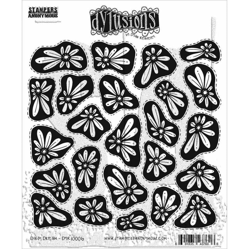 Dyan Reaveley's Dylusions Cling Stamp Collections 8.5"X7" - Daisy Dream*