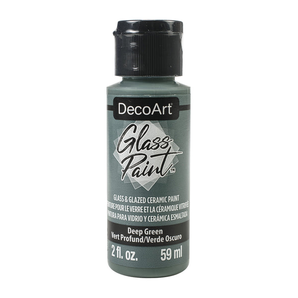 DecoArt Glass Paint 2oz - Deep Green*