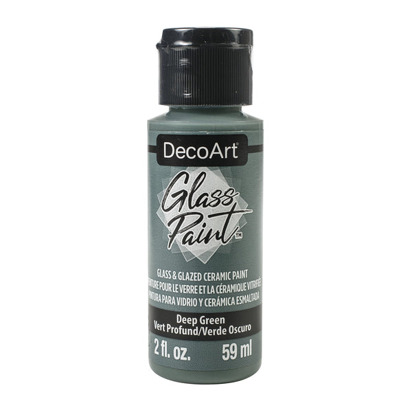 DecoArt Glass Paint 2oz - Deep Green