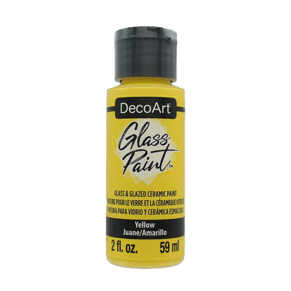 DecoArt Glass Paint 2oz - Yellow