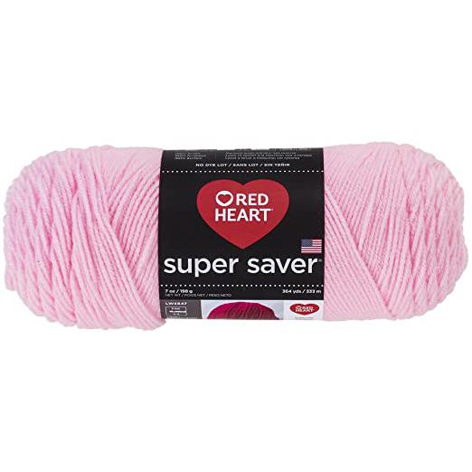 Red Heart Super Saver Yarn - Petal Pink 198g