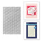Spellbinders 3D Embossing Folder By Simon Hurley Woven, Spring Sampler