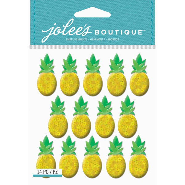 Jolee's Cabochon Dimensional Repeat Stickers - Pineapple*