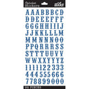 Sticko Alphabet Stickers - Carnival Blue Glitter