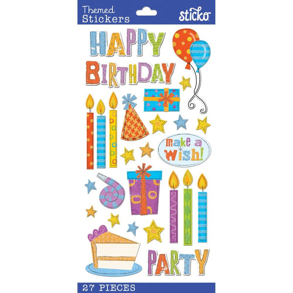 Sticko Themed Stickers  Birthday Party