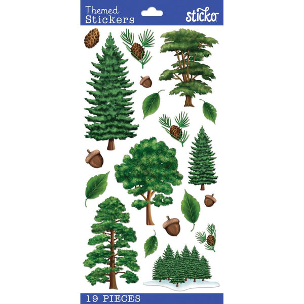 Sticko Themed Stickers - Majestic Trees