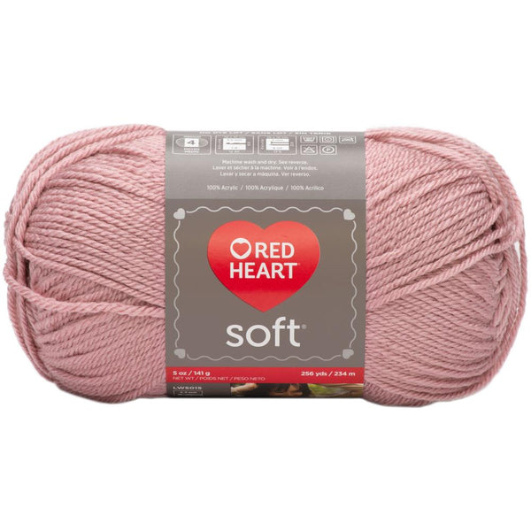 Red Heart Soft Yarn - Rose Blush 140g