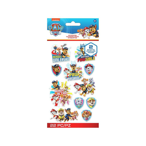 EK Disney Nickelodeon Flat Stickers 2/Sheets - Paw Patrol*