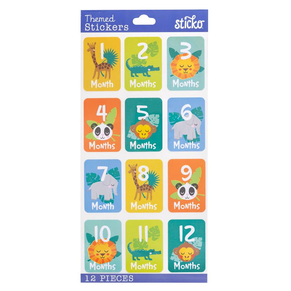 Sticko Themed Stickers - Baby Boy, Month