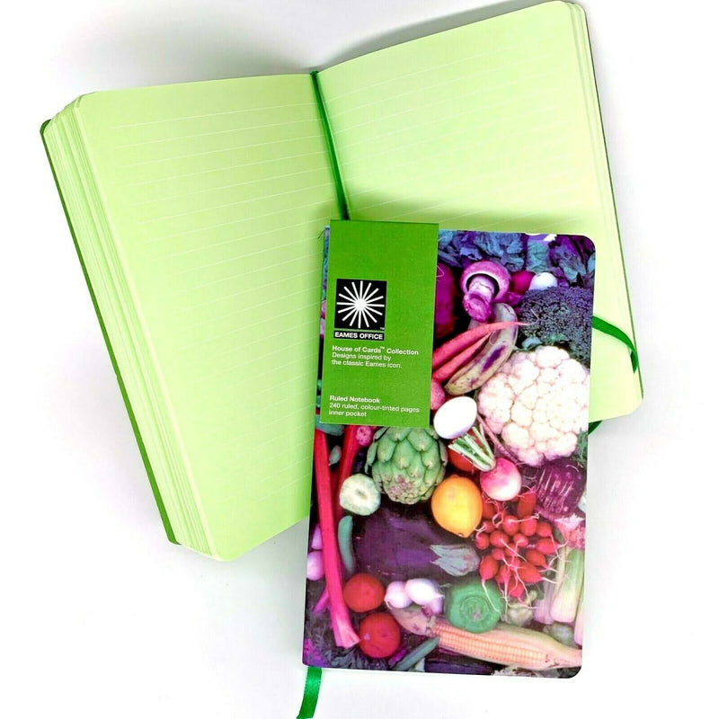 The Eames Office House of Cards Collection Ruled Notebook - A5 Vegetables*