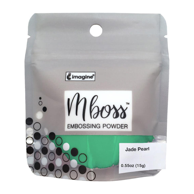 Imagine Mboss Embossing Powder - Jade Pearl - 0.55oz, 15.6g*