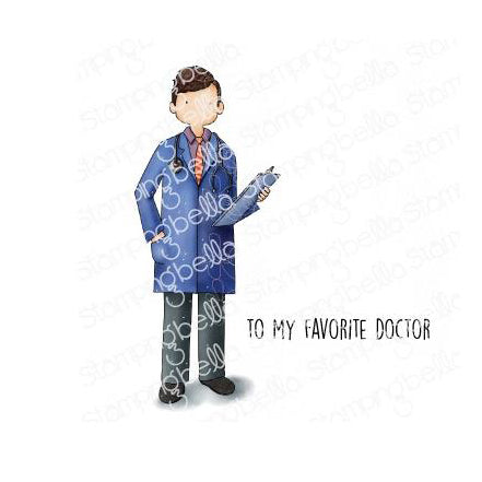 Stamping Bella Cling Stamps - My Favorite Doctor