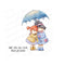 Stamping Bella Cling Stamps - Tiny Townie Under An Umbrella*