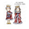 Stamping Bella Cling Stamps - Oddball Queen & King*