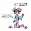 Stamping Bella Cling Stamps - Oddball Cherry Blossom*