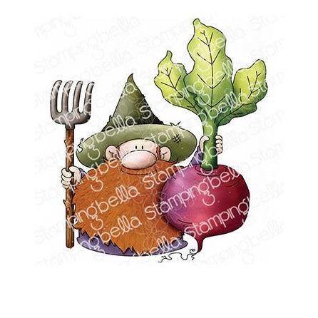 Stamping Bella Cling Stamps Gnome Farmer