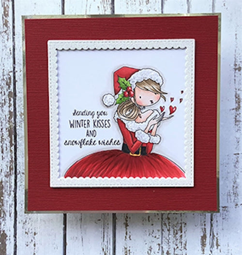 Stamping Bella Cling Stamps - Uptown Girl Katrina's Christmas Kisses