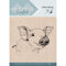 Find It Trading Card Deco Essentials Clear Stamp - Pig