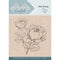 Find It Trading Card Deco Essentials Clear Stamp - Rose