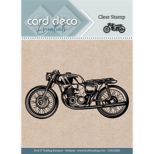 Find It Trading Card Deco Essentials Clear Stamp - Motor
