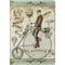 Stamperia Lined Notebook A5 - Bicycle, Voyages Fantastiques