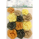 Studio Light Paper Flowers 12 pack  - Nr. 04, Warm Colours*