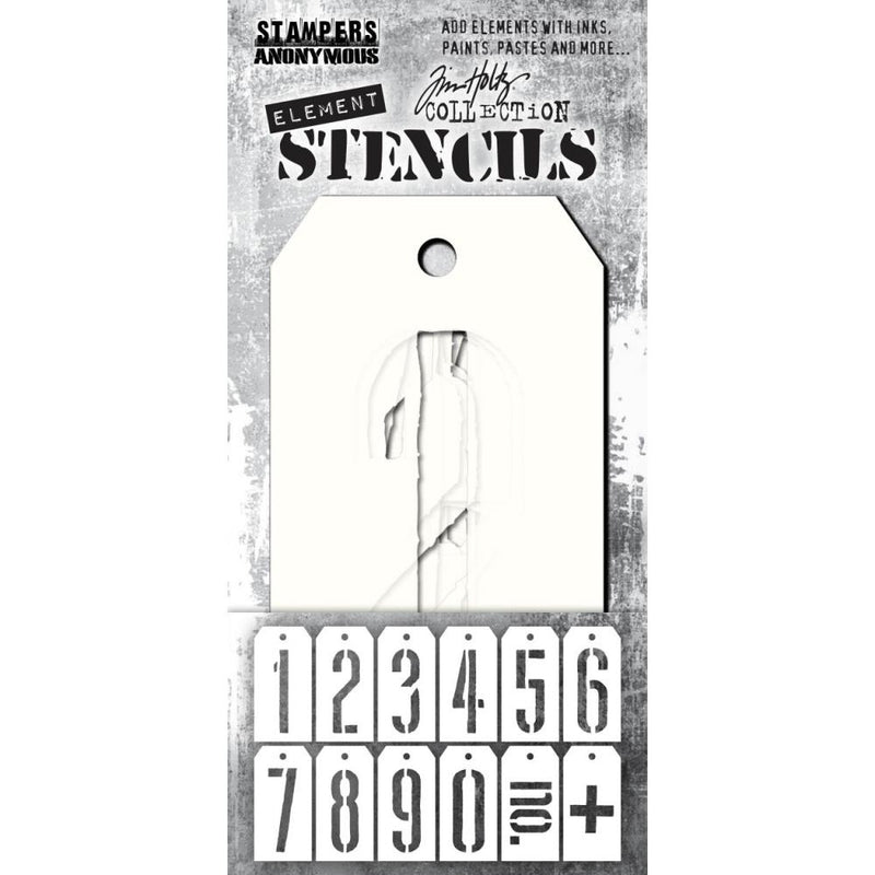 Tim Holtz Element Stencils 12 pack - Mechanical*