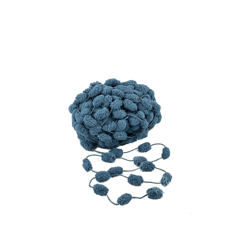 Poppy Crafts Pom Pom Yarn 150g - Denim*