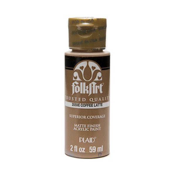 FolkArt Acrylic Paint 2oz - Coffee Latte