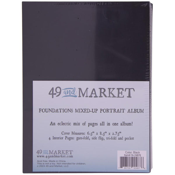 49 & Market Foundations Mixed Up Album Portrait, Black