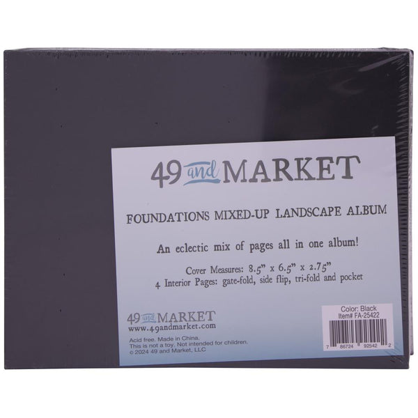 49 & Market Foundations Mixed Up Album Landscape, Black