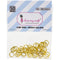 Dress My Craft Jump Rings 7mm 50 pack - Bright Golden