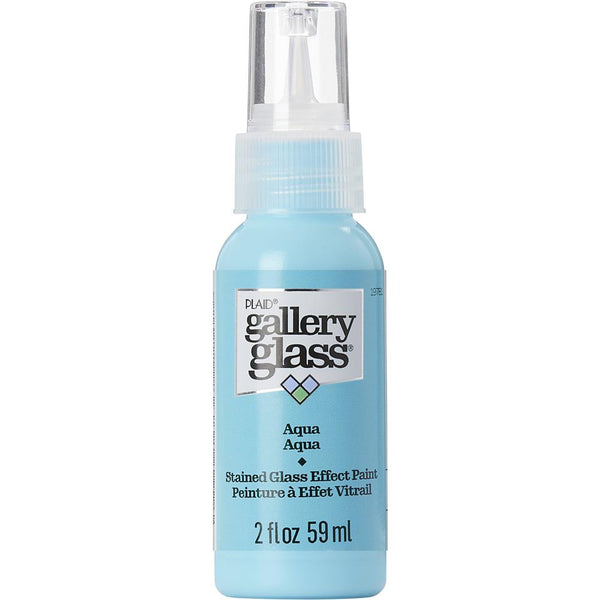 FolkArt Gallery Glass Paint 2oz - Aqua