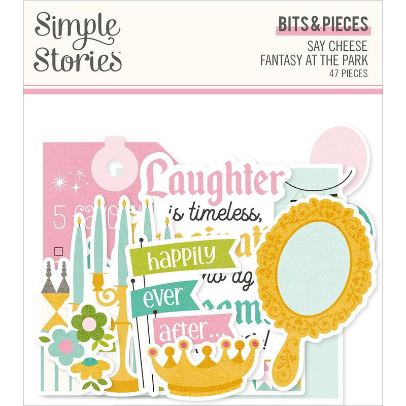 Simple Stories Say Cheese Fantasy At The Park Bits & Pieces Die-Cuts 47 pack*