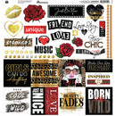 Reminisce Custom Cardstock Stickers 12"x 12" Fashion Week*