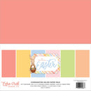 Echo Park Double-Sided Solid Cardstock 12"X 12" 6 pack - My Favourite Easter, 6 Colours*