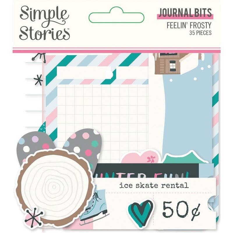 Simple Stories Feelin' Frosty Bits & Pieces Die-Cuts 35 pack - Journal*