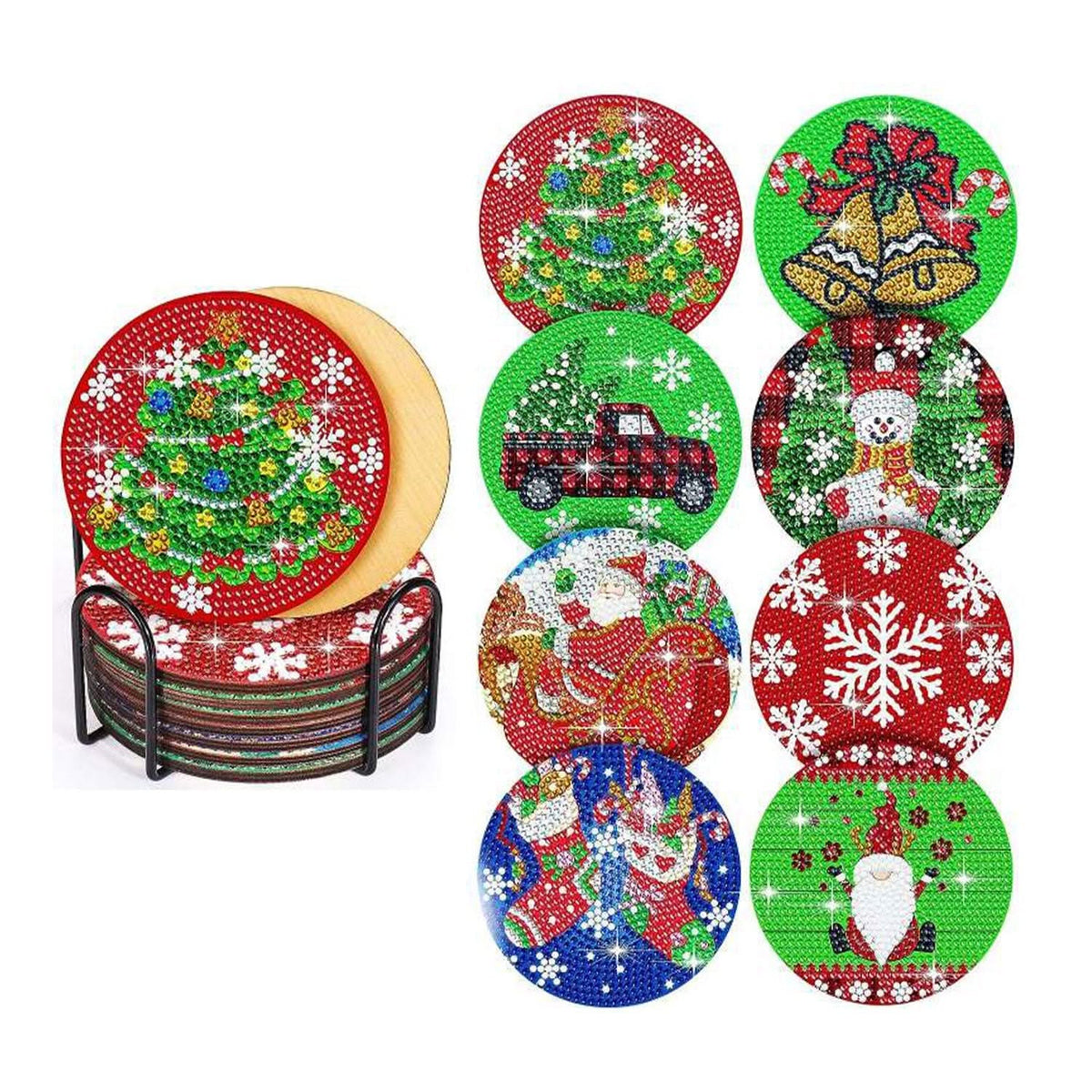 Poppy Crafts Diamond Coaster Kit - Festive Fun* – CraftOnline