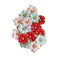 Prima Marketing Mulberry Paper Flowers - Twenty Five/Candy Cane Lane