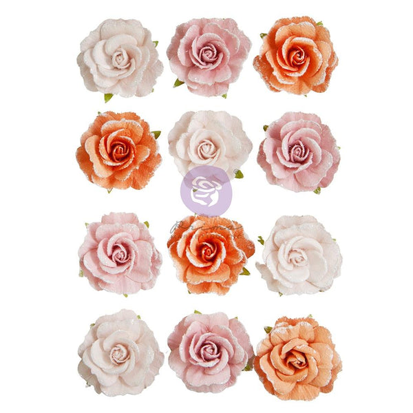 Prima Marketing Mulberry Paper Flowers - Sweet & Scary/Luna