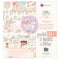 Prima Marketing Double-Sided Paper Pad 12"X12" 24 pack - Peach Tea, 6 Foiled Designs/4 Each*